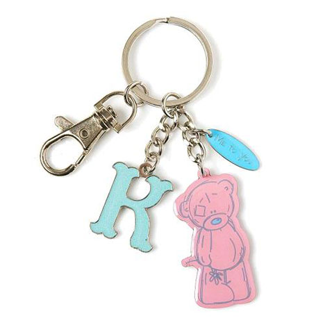 K Me to You Bear Enamel Alphabet Keyring Bag Charm £2.40